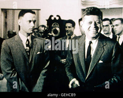 Forrest Gump (Tom Hanks), J. F. Kennedy  *** Local Caption *** 1994, Forrest Gump, Forrest Gump Stock Photo