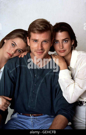 Darian (Alicia Silverstone,l), Nick (Cary Elwes,m) und Amy (Jennifer Rubin) *** Local Caption *** 1993, Crush, The, Das Biest Stock Photo