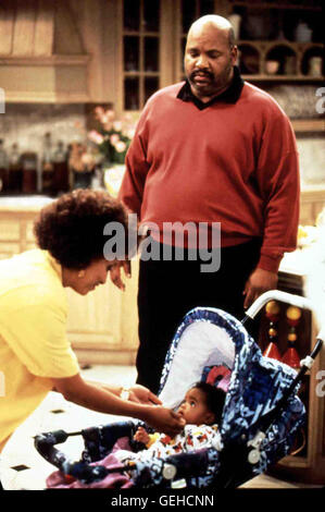 Daphne Maxwell Reid, James Avery *** Local Caption *** 1993, Fresh Prince Of Bel-Air: Where There Is, Fresh Prince Of Bel-Air: Where There's A Will ... Stock Photo