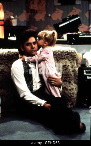 John Stamos, Mary Kate/Ashley Olsen *** Local Caption *** 1989, Full House: No More Mr. Dumb Guy, Full House: No More Mr. Dumb Guy Stock Photo