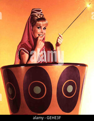 Bezaubernde Jeannie - Barbara Eden *** Local Caption *** US Serie - 1965-1970, 1960er, 1960s, Bezaubernde Jeannie, Fernsehen, I dream of Jeannie, Television, US Serie, US Series, I Dream Of Jeannie Stock Photo