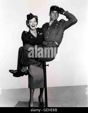 Ann Sheridan, Cary Grant  *** Local Caption *** 1949, I Was A Male War Bride, Ich War Eine Maennliche Kriegsbraut Stock Photo