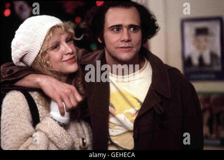 Courtney Love, Jim Carrey *** Local Caption *** 1999, Man On The Moon, Der Mondmann Stock Photo