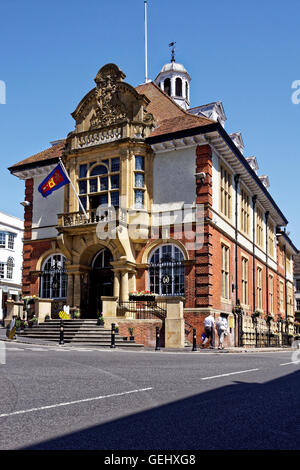 Marlborough town hall in Berkshire Stock Photo