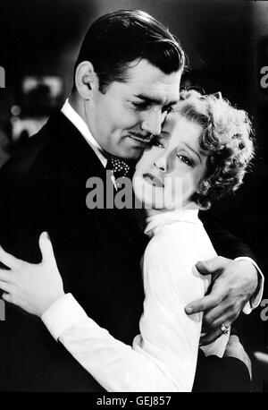 Clark Gable, Jeanette MacDonald Mary Blake (Jeanette MacDonald) entpuppt sich als begnadete Saengerin, um die sich mehrere Manager bemuehen. Aus Liebe zu Blackie Norton (Clark Gable) kehrt sie schliesslich in seinen Club zurueck und wird seine Frau.   *** Stock Photo