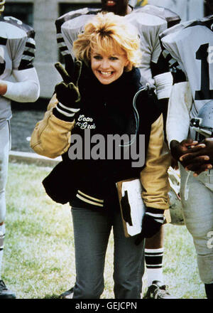 Goldie Hawn   Als die Stelle des Footballtrainers an einer schrecklichen Ghetto-Highschool zu besetzen ist, bewirbt sich die zweifache Mutter Molly McGrath (Goldie Hawn) darum und bekommt den Zuschlag. *** Local Caption *** 1986, Wildcats, American Wildca Stock Photo