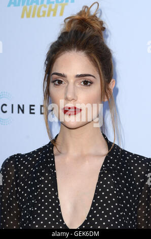 Hollywood, USA. 25th July, 2016. HOLLYWOOD, CA - JULY 25: Janet Montgomery at the Premiere Of Cinedigm's 'Amateur Night' at ArcLight Hollywood on July 25, 2016 in Hollywood, California. Credit: David Edwards/MediaPunch Credit:  MediaPunch Inc/Alamy Live News Stock Photo
