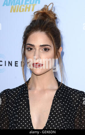 Hollywood, USA. 25th July, 2016. HOLLYWOOD, CA - JULY 25: Janet Montgomery at the Premiere Of Cinedigm's 'Amateur Night' at ArcLight Hollywood on July 25, 2016 in Hollywood, California. Credit: David Edwards/MediaPunch Credit:  MediaPunch Inc/Alamy Live News Stock Photo