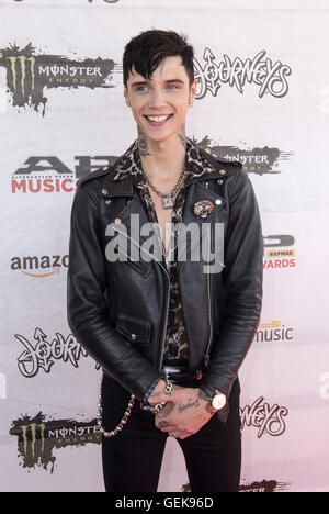Columbus, OH, USA. 26th Apr, 2015. 18 July 2016 - Columbus, Ohio - Andy Black attends the Alternative Press Music Awards 2016 held at Jerome Schottenstein Center. Photo Credit: Jason L Nelson/AdMedia © Jason L Nelson/AdMedia/ZUMA Wire/Alamy Live News Stock Photo
