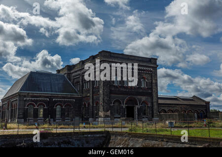 Crossness Pumping Station at Thamesmead near Abbey Wood in south London used to store beam steam engines Stock Photo