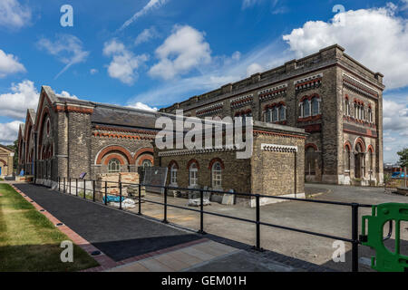 Crossness Pumping Station near Abbey Wood at Thamesmead in South London which is a Grade 1 Listed Industrial building Stock Photo