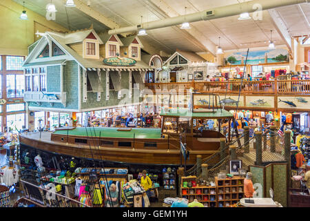 Florida Keys, Islamorada, World Wide Sportsman store, PILAR sister ship to Ernest Hemingway's fishing boat of the same name Stock Photo