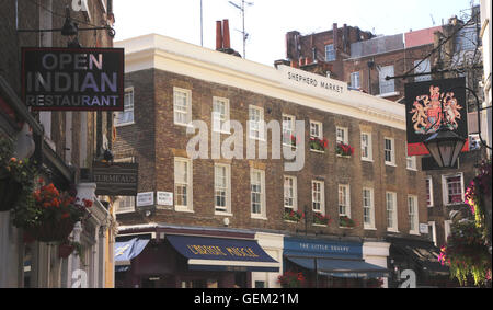 Shepherd Market Piccadilly London Stock Photo