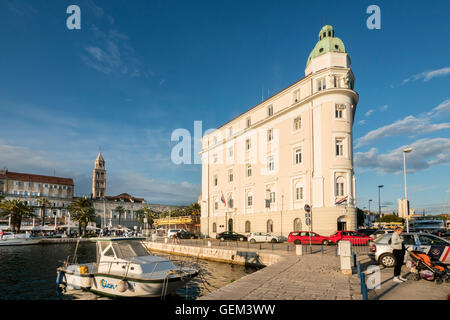 The Sea and Harbourmasters Office, Split, Croatia, Dalmatian Coast Stock Photo