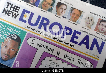 The New European newspaper, London Stock Photo