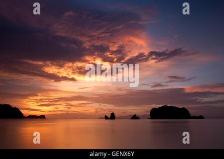 Tanjung Rhu Beach Stock Photo