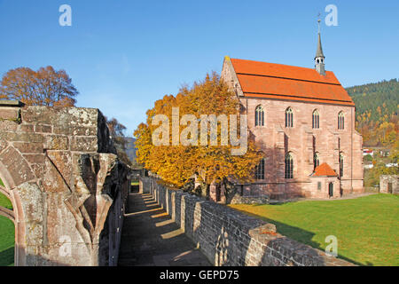 geography / travel, Germany, Baden-Wuerttemberg, Calw, district Hirsau, ruined abbey Hirsau, cloister, Lady chapel, former Benedictine monastery, construction of the site St. Peter and Paul in the later 11th century, first constructions reaching back into Stock Photo