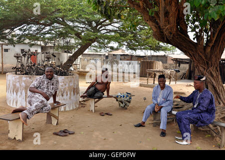 Togo, Lomè, daily life Stock Photo