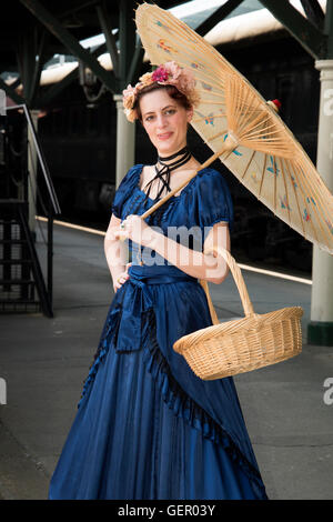 Charlotte the Southern Belle on the Station at Chattanooga Choo Choo Station in Tennessee USA Stock Photo