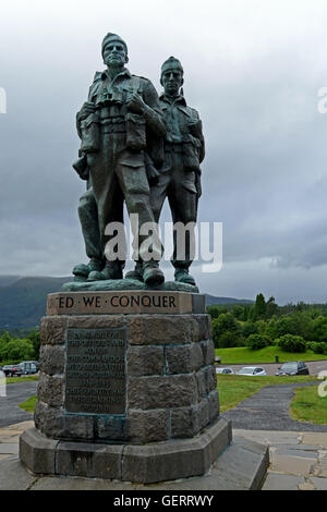 Commando Memorial - Spean Bridge, Scotland Stock Photo