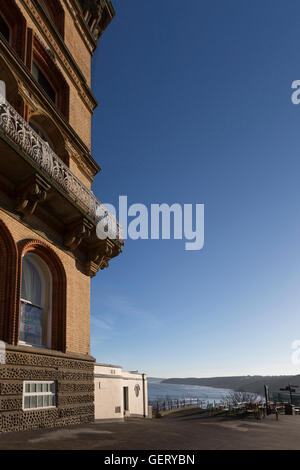 The Grand Hotel in Scarborough. Stock Photo