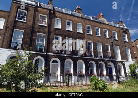 Georgian Houses Duncan Terrace Islington London England UK Stock Photo ...