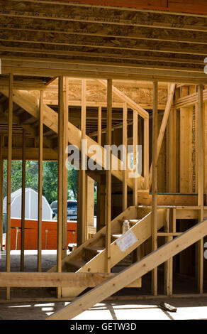 Single family home construction inBoulder, CO Stock Photo
