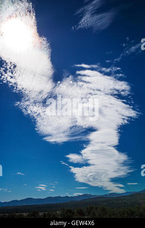 Unusual cloud formations in Colorado, USA Stock Photo