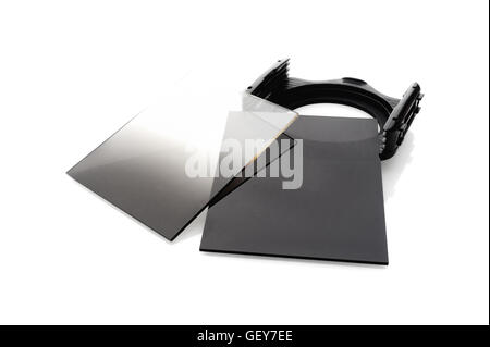 closeup ND filters, Photography equipment Stock Photo