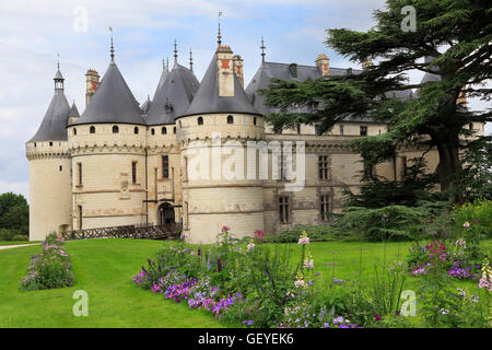 The Chateau de Chaumont is a castle in Chaumont-sur-Loire, Loir-et-Cher, France. Stock Photo