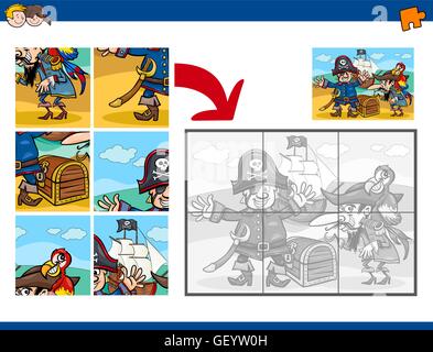 Pirates Jigsaw Puzzle - Education Adventure Learning Children