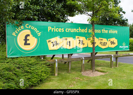 Asda store discounts,  Chorley, Lancashire, UK Stock Photo