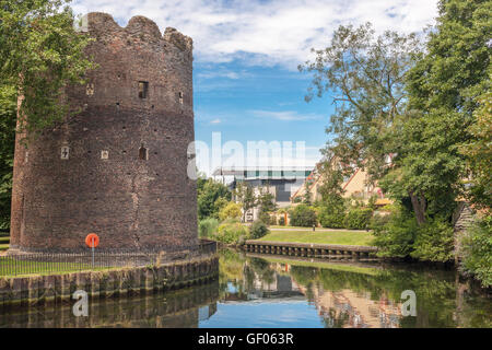 norwich cow tower river wensum norfolk uk england Stock Photo