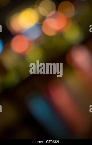 City lights bokeh suitable to be used as background Stock Photo
