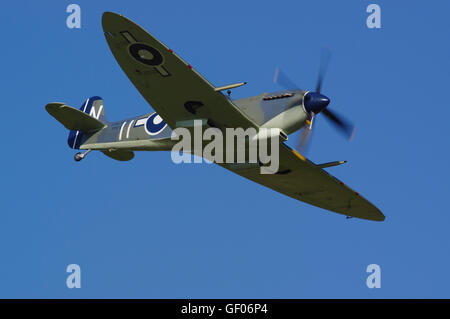 vickers Supermarine Seafire III PP972, at the Victory Show, Cosby Stock Photo