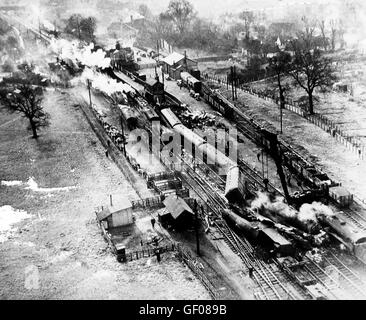 Potters Bar railway accident - 10th February 1946 Stock Photo