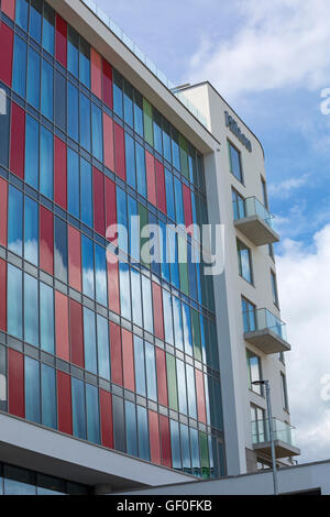 Recently opened Hilton Hotel at Terrace Road, Bournemouth in July Stock Photo