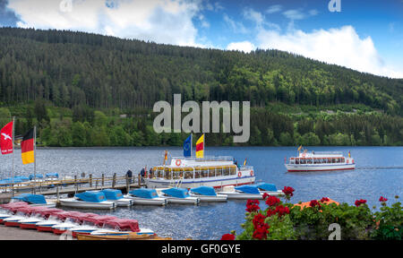 Lake Titisee ,Titisee-Neustadt, Black Forest, Baden-Württemberg, Germany Stock Photo