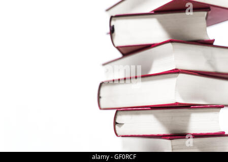 Books stacked Stock Photo