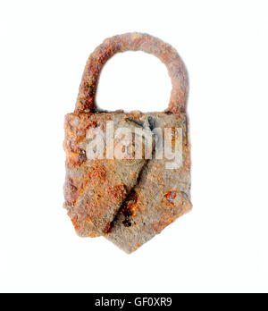 Old rusty door hook isolated on white Stock Photo - Alamy