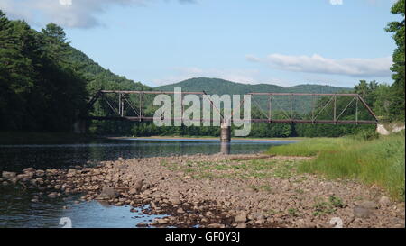 Hudson River in upstate New York. Stock Photo