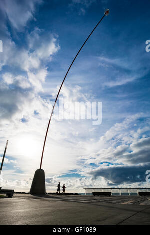 The Wind Wand, New Plymouth, New Zealand Stock Photo