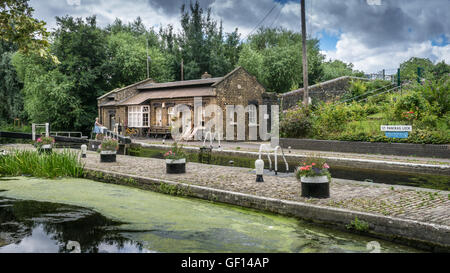 St Pancras Lock on the Regents canal in the north London borough of Camden. Stock Photo