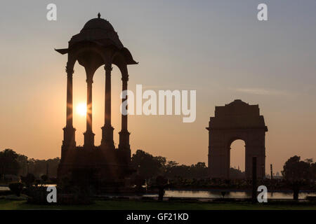 The India Gate, New Delhi, Delhi, India Stock Photo