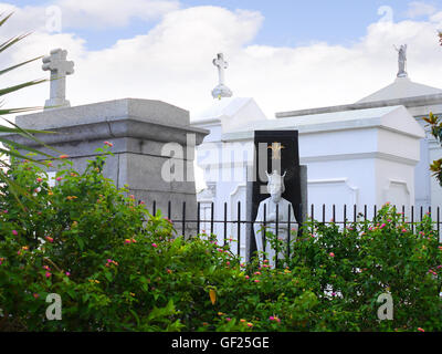 St. Louis Cemetery #1, One of the above ground Cemeteries in New Orleans Louisiana USA Stock Photo