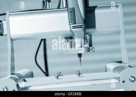 Small Milling Machine Stock Photo