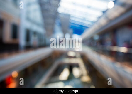 Abstract blur shopping mall background Stock Photo