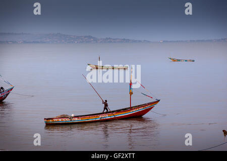 Yongoro, Sierra Leone - June 03, 2013: West Africa, the beaches of Yongoro in front of Freetown Stock Photo