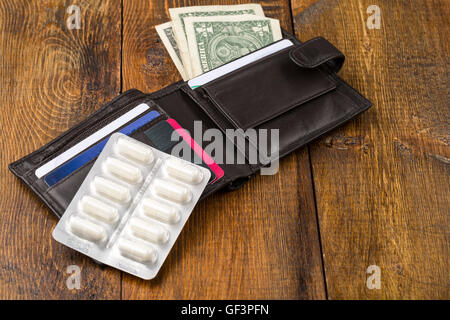 Cost of sports. Meldonium doping Stock Photo