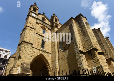 San Vincente Church San Sebastian Donostia Spain basque region country Stock Photo